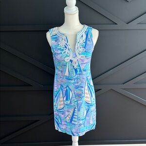Lilly Pulitzer Multicolor Sailboat Print Dress
